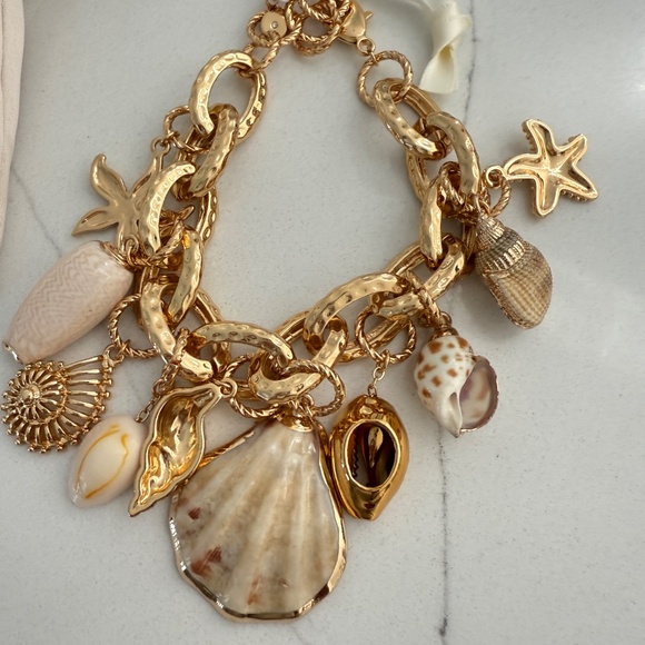 Ettika Mermaid Tears Assorted Shell Bracelet Costume Jewelry - Picture 5 of 6